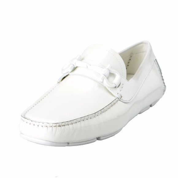 Salvatore Ferragamo Parigi NG Men\'s White Loafers main image 9